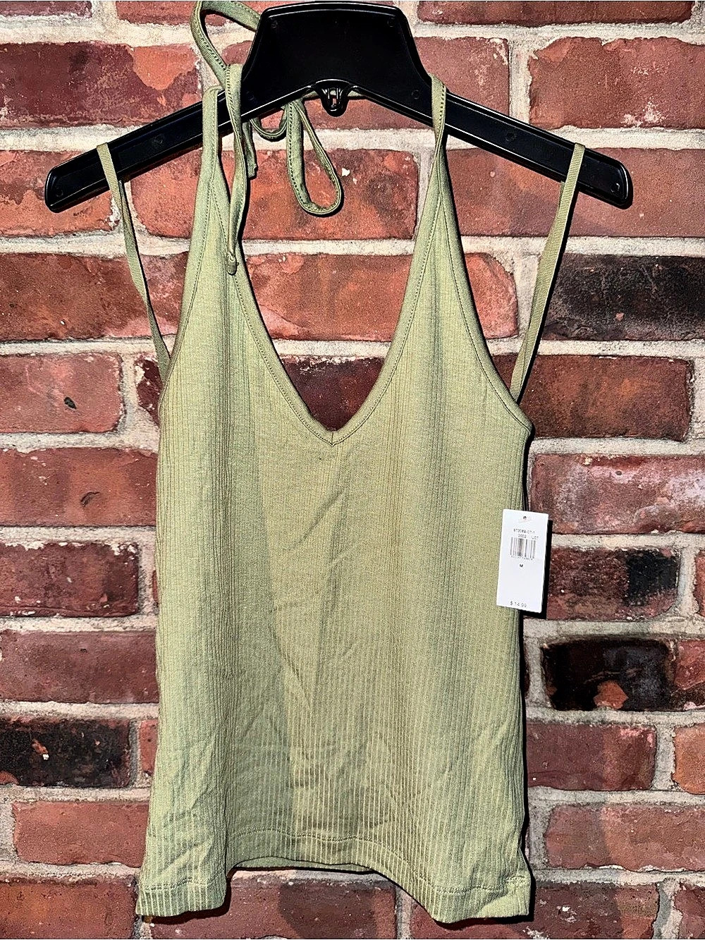 Old Navy Green Tie-Back Tank Top Medium NWT